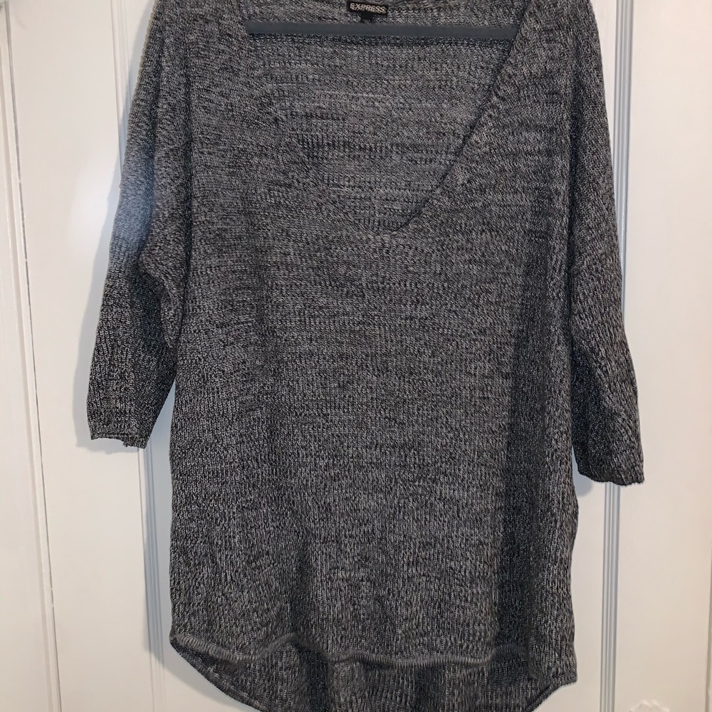 Grey oversized express sweater